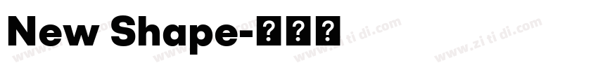 New Shape字体转换